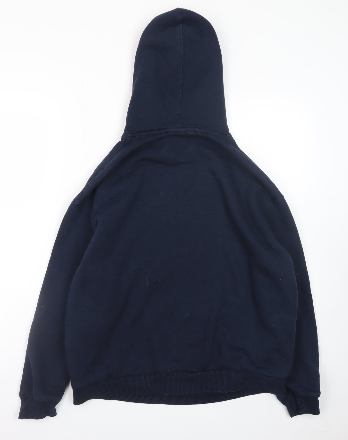 Slazenger Men's Blue Pullover Hoodie L Logo Fleece Sweatshirt
