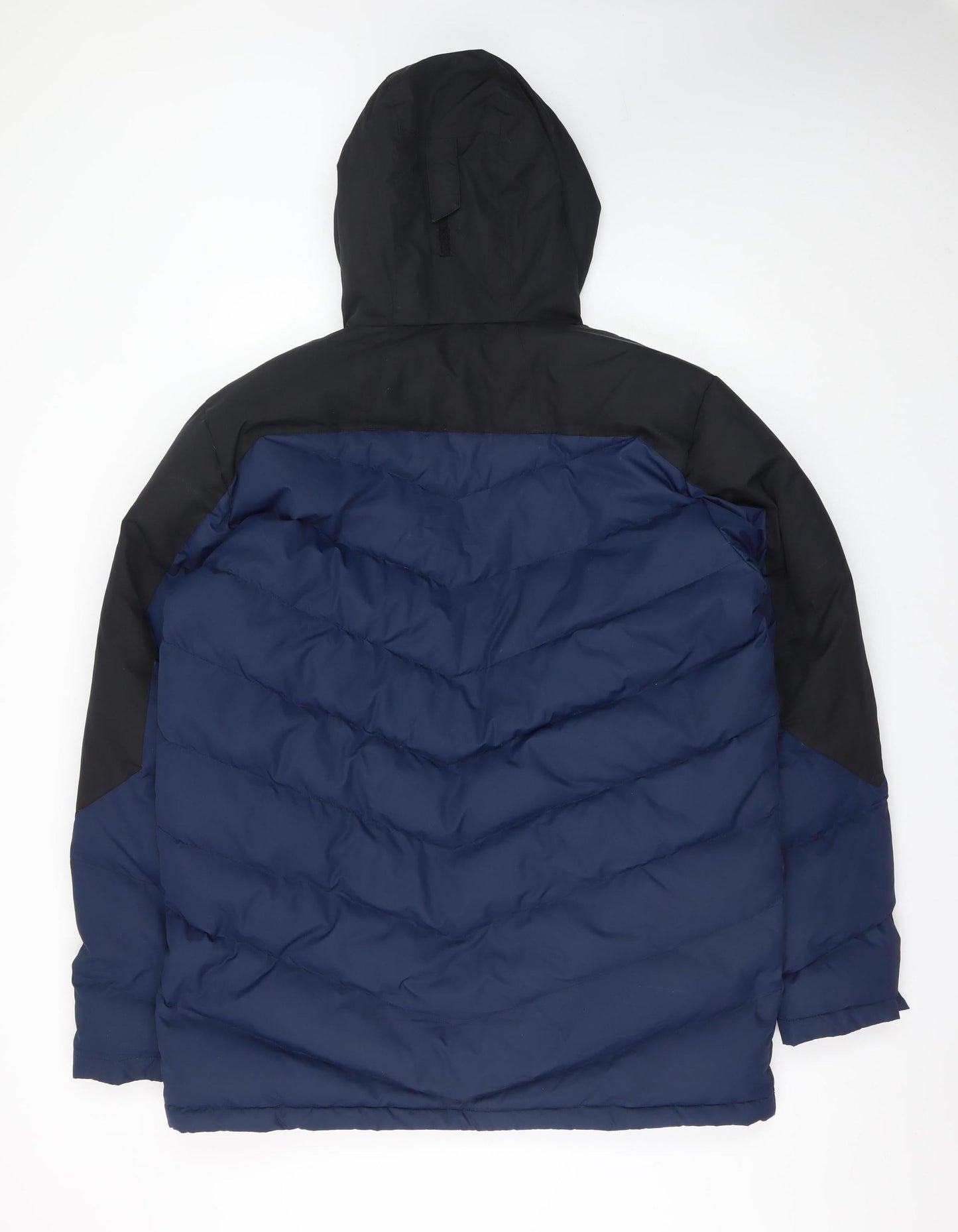 Outventure Men's Blue XL Puffer Jacket Hooded Down Winter Coat