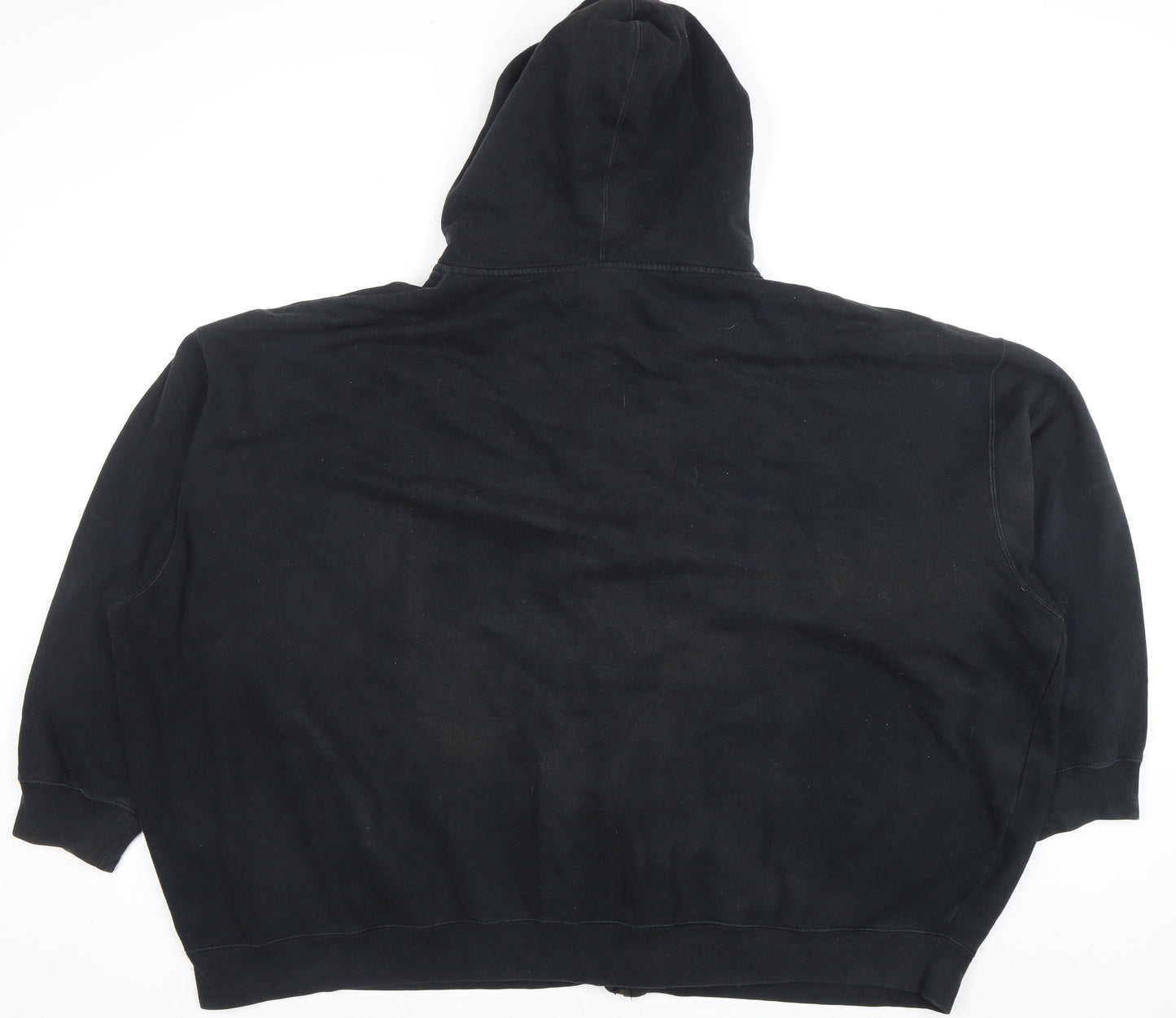 Reebok Men’s Black 5XL Full Zip Hoodie Big & Tall Cotton Blend
