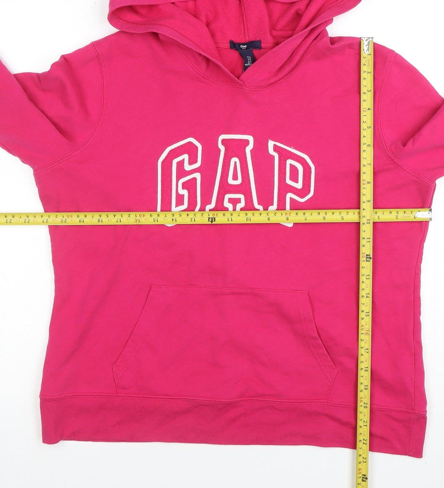 GAP Women’s Pink Pullover Hoodie Large Cotton Blend Casual