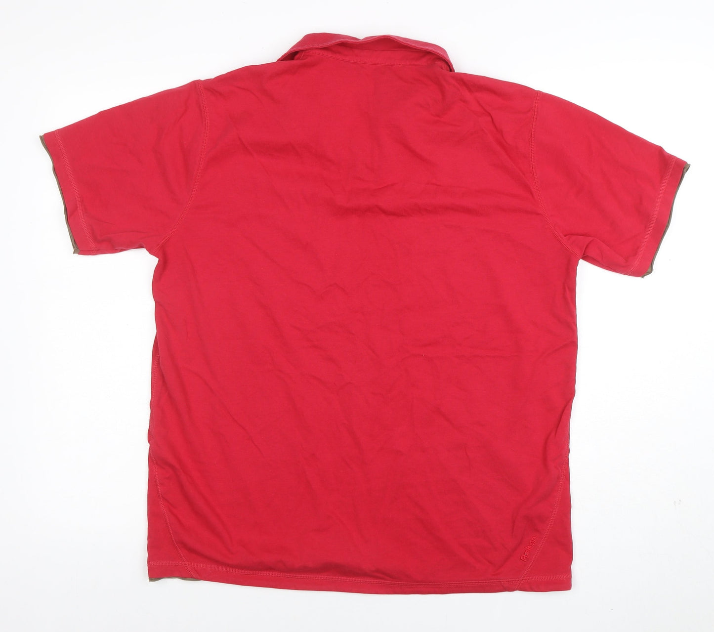 Rohan Men's Red Low Tide Polo Shirt Size M Cotton Blend