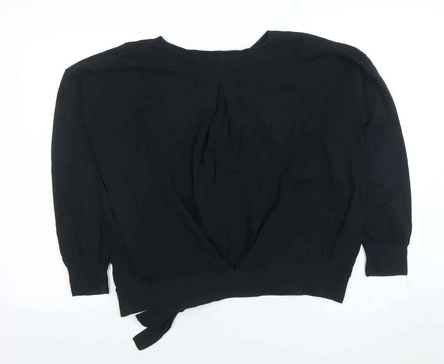 Marks and Spencer Autograph Women’s Black Wrap Tie Blouse Size 14