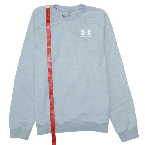 Under Armour Boys Grey Fleece Pullover Sweatshirt Size 158 Relaxed Fit