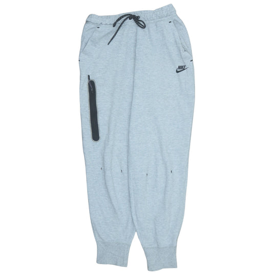 Nike Men's Grey Jogger Trousers Size S Elastic Waist Drawstring