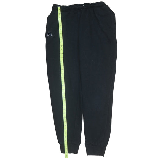 Kappa Men's Black XL Jogger Sweatpants with Drawstring Waist