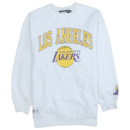 Primark Cares NBA Los Angeles Lakers White Sweatshirt 2XS Womens