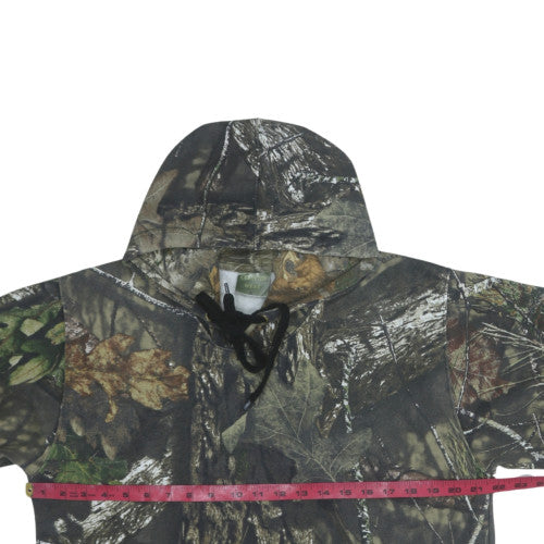 Country Wear Men's Camouflage Pullover Fleece Hoodie Size S