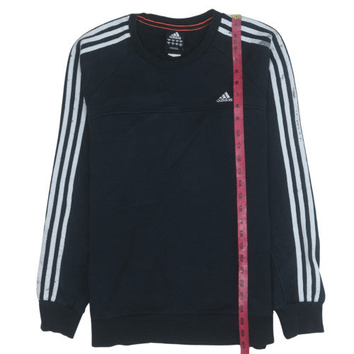 Adidas Men's Black Crew Neck Pullover Sweatshirt M