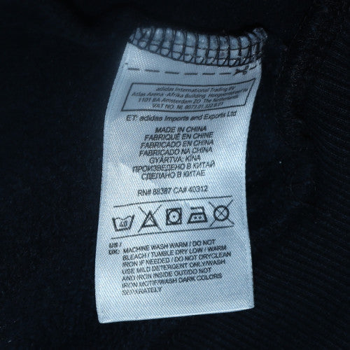 Adidas Men's Black Crew Neck Pullover Sweatshirt M