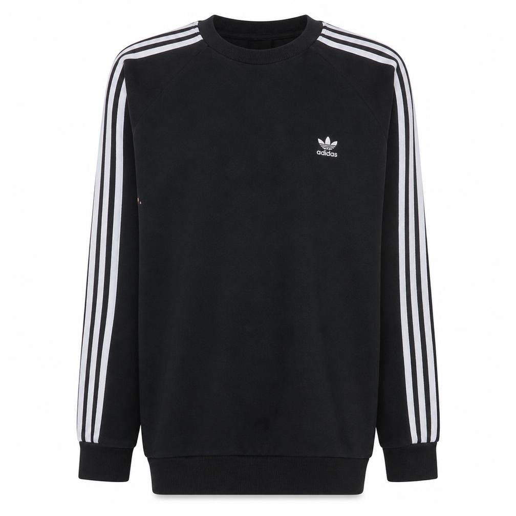 Adidas Men's Black Crew Neck Pullover Sweatshirt Size L