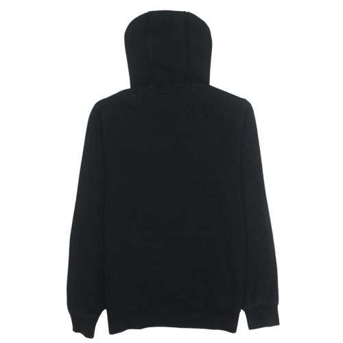 Lacoste Men’s Black Pullover Hoodie Size M Logo Fleece Sweatshirt