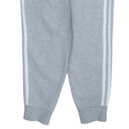 adidas Mens Grey Sweatpants M Regular Tapered Fleece Joggers