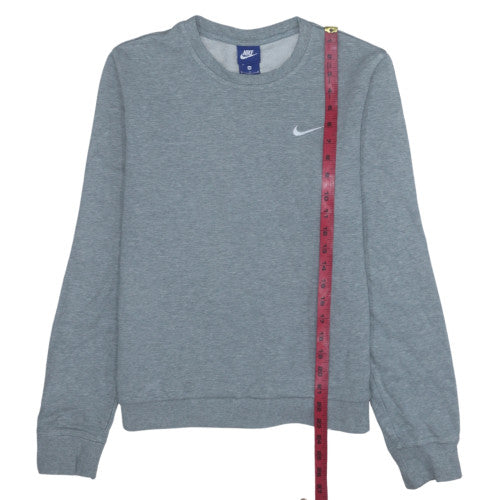 Nike Men's Grey Cotton Crew Neck Sweatshirt Size M Classic Fit