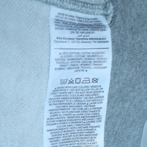 Nike Men's Grey Cotton Crew Neck Sweatshirt Size M Classic Fit