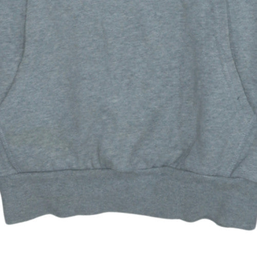 Ellesse Womens Grey Pullover Hoodie UK 14 Cotton Blend Logo