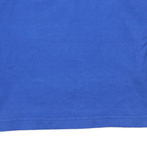 Aitken & Niven Boys Blue Long Sleeve Rugby Polo Shirt Size S