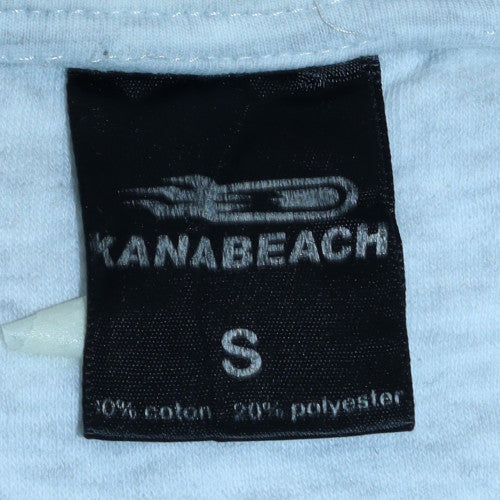 Kanabeach Women's Grey Pullover Sweatshirt Small Cartoon Graphic