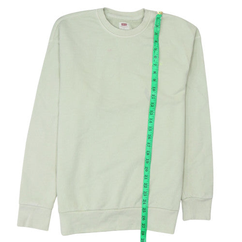 Levi's Men's Beige Relaxed Fit Crew Neck Sweatshirt Size S