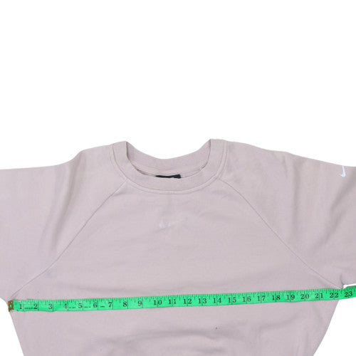 Nike Women’s Beige Crew Neck Pullover Sweatshirt Size S