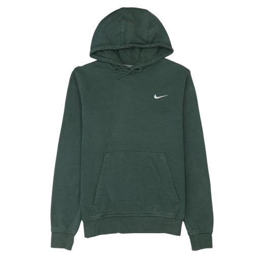 Nike Men's Green Pullover Hoodie M Cotton Blend Classic Fit