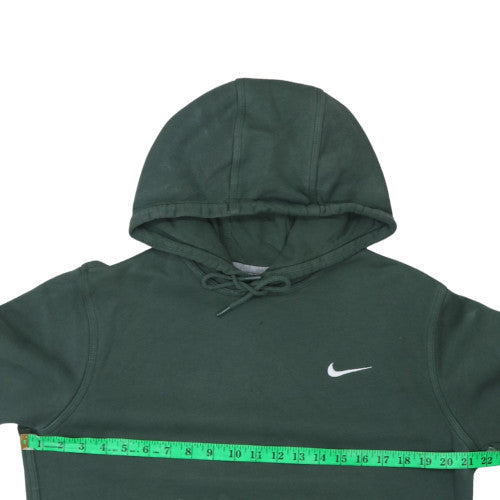 Nike Men's Green Pullover Hoodie M Cotton Blend Classic Fit