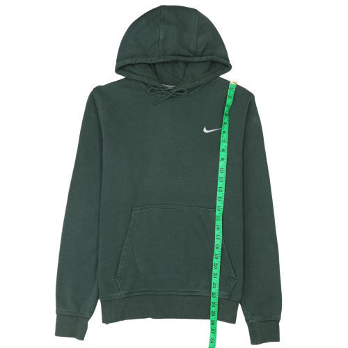 Nike Men's Green Pullover Hoodie M Cotton Blend Classic Fit