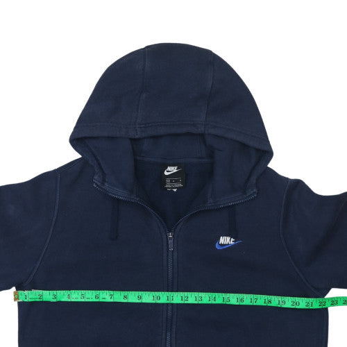 Nike Men's Blue Full Zip Hoodie Size M Fleece Sportswear