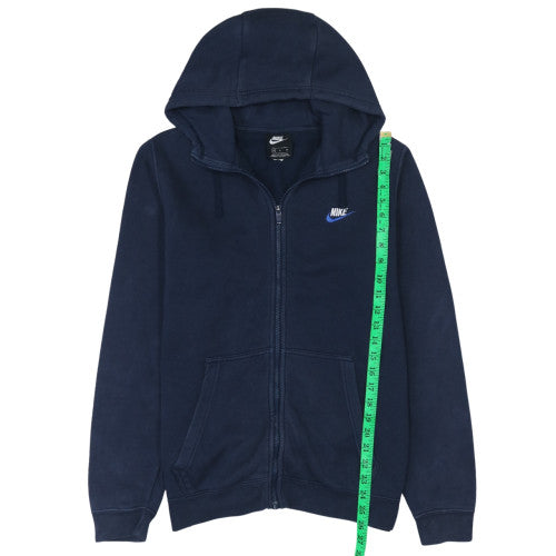 Nike Men's Blue Full Zip Hoodie Size M Fleece Sportswear