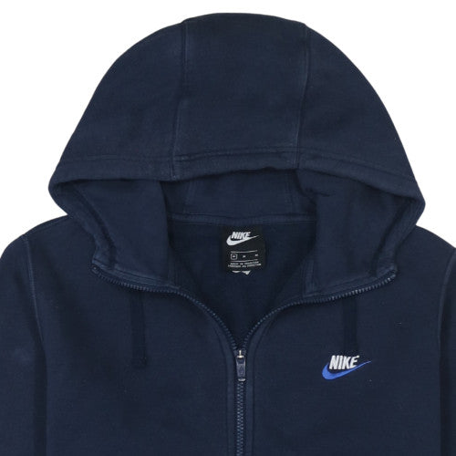 Nike Men's Blue Full Zip Hoodie Size M Fleece Sportswear