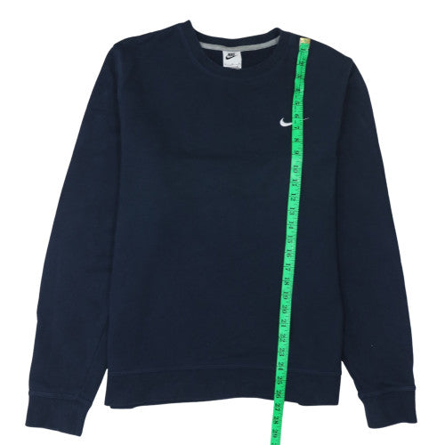 Nike Men's Navy Blue Crew Neck Cotton Sweatshirt XL