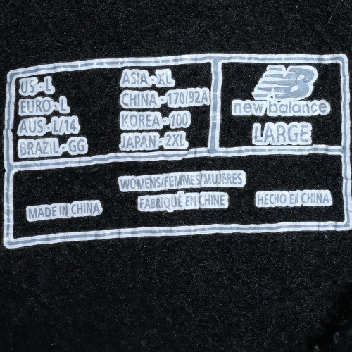 New Balance Womens Black Large Pullover Hoodie with Logo