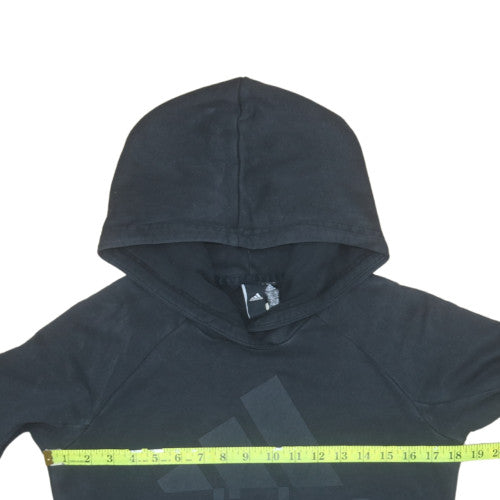 Adidas Women's Black Pullover Hoodie Size S Classic Logo Sweatshirt