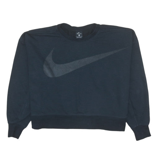 Nike Women Black Dri-Fit Crew Neck Pullover Sweatshirt L