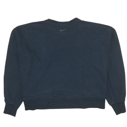Nike Women Black Dri-Fit Crew Neck Pullover Sweatshirt L