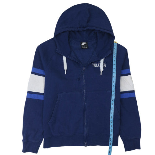 Nike Men's Blue Full Zip Fleece Hoodie L Sportswear