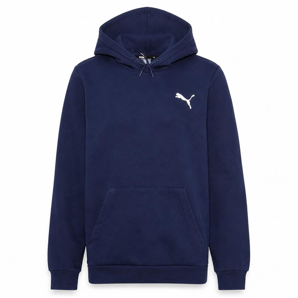 Puma Mens Blue XS Pullover Hoodie Sweatshirt Fleece Logo