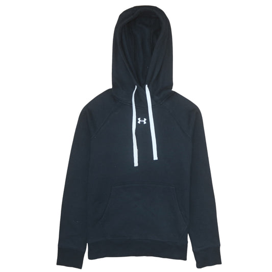 Under Armour Men's Black XS Pullover Hoodie Relaxed Fit Fleece