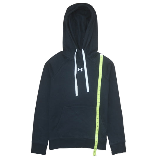 Under Armour Men's Black XS Pullover Hoodie Relaxed Fit Fleece