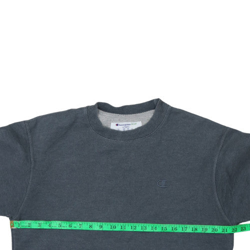 Champion Mens Grey Crew Neck Pullover Sweatshirt Size M