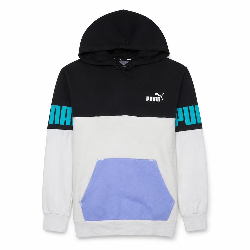 Front view of Puma Men's Multicoloured XS Pullover Hoodie Graphic Logo