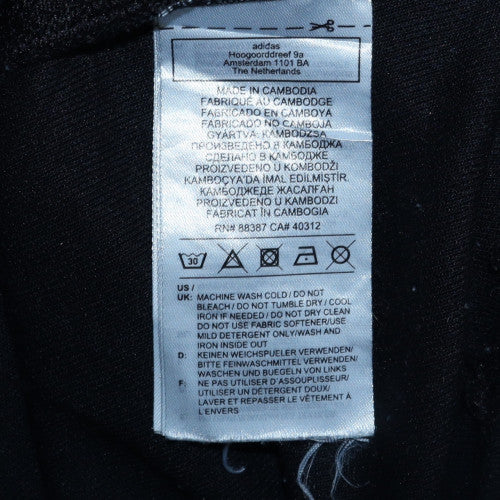 Adidas Mens Black 2XL Pullover Sweatshirt Crew Neck Sportswear