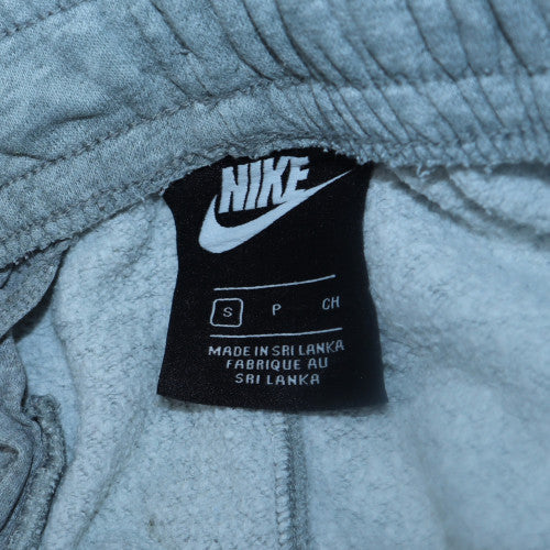 Nike Men's Grey Jogger Sweatpants S Regular Fit Fleece Tapered