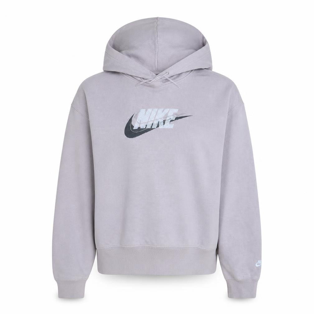 Nike Womens Lilac XS Pullover Hoodie Cotton Blend Logo Sweatshirt