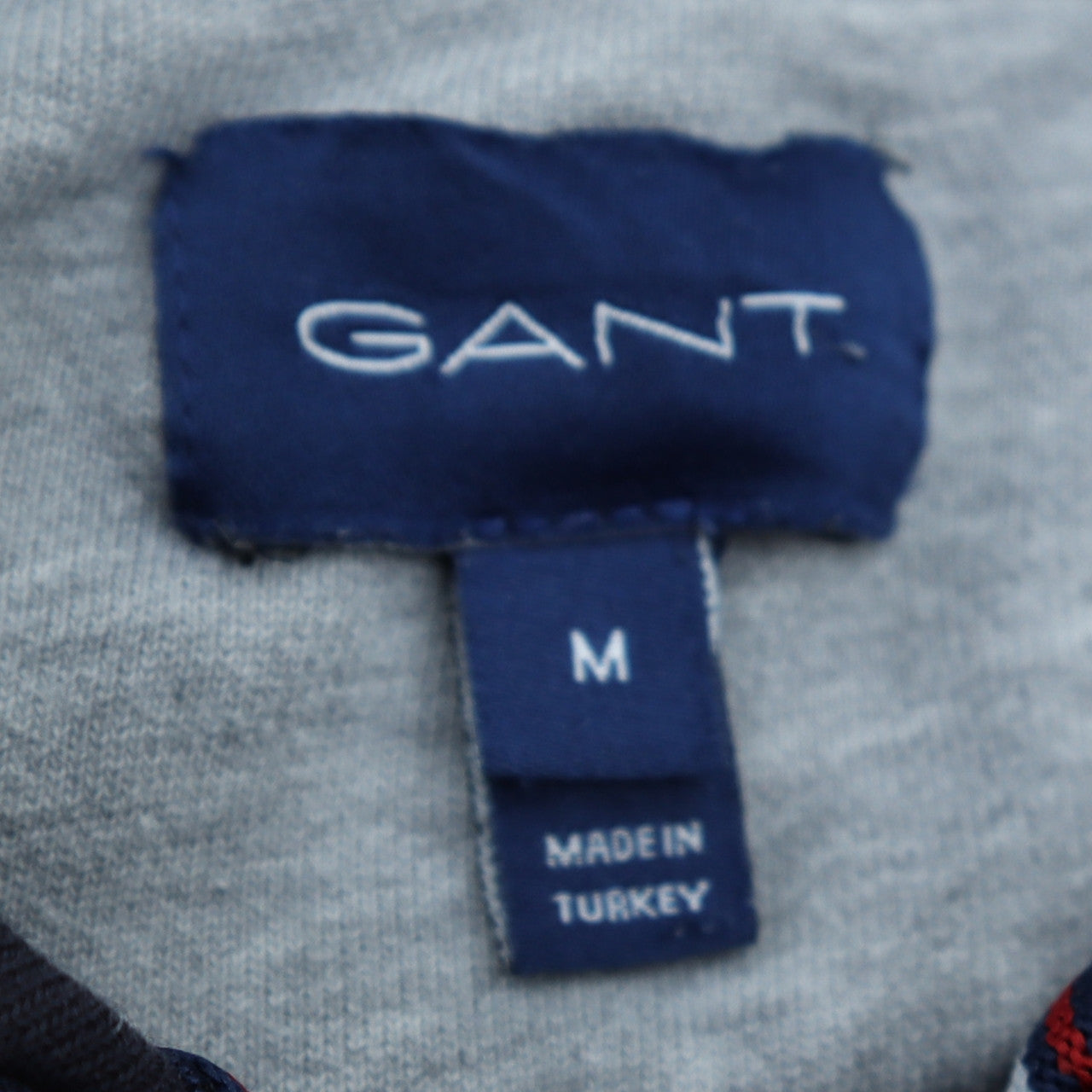 Gant Men's Blue Full Zip Fleece Jacket Size M Regular Fit