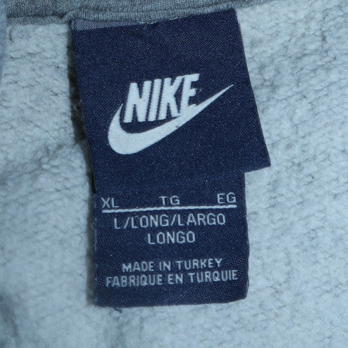 Nike Women's Grey Pullover Hoodie XL Cotton Blend Casual