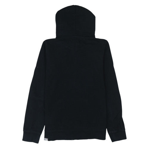 The North Face Womens Black Pullover Hoodie Size M Cotton Logo