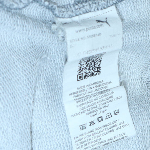 Additional view of Puma men’s grey pullover hoodie m regular fit sportswear