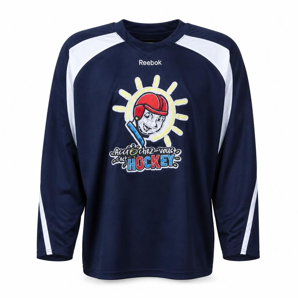 Reebok Men's Blue 2XL Pullover Hockey Graphic Sweatshirt