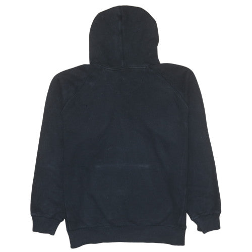 Reebok Men's Black XL Pullover Hoodie Fleece Logo Sweatshirt
