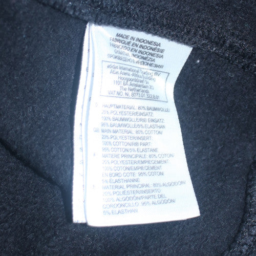 Reebok Men's Black XL Pullover Hoodie Fleece Logo Sweatshirt